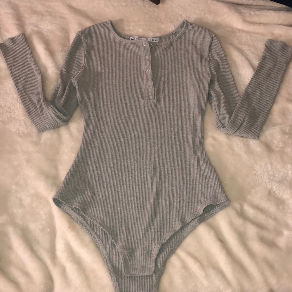 Grey bodysuit